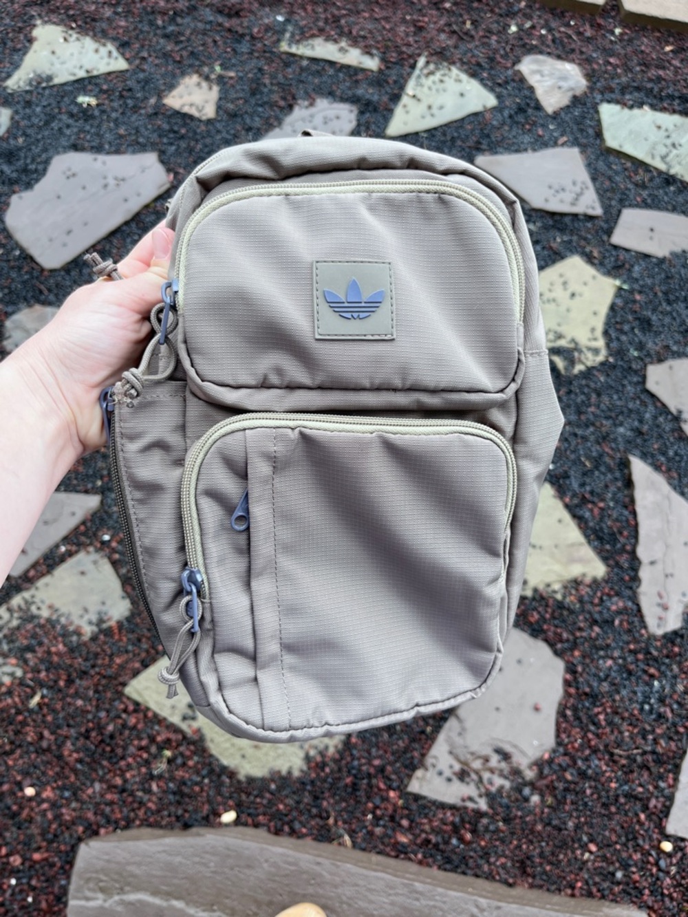 Adidas Beige/Tan Sling Bag